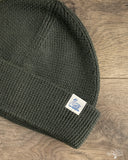 Merz b. Schwanen MWBN05 Merino Wool Ribbed Watch Cap - Army