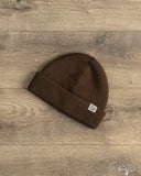 Merz b. Schwanen MWBN05 Merino Wool Ribbed Watch Cap - Coffee