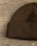 Merz b. Schwanen MWBN05 Merino Wool Ribbed Watch Cap - Coffee