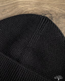 Merz b. Schwanen MWBN05 Merino Wool Ribbed Watch Cap - Deep Black