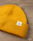 Merz b. Schwanen MWBN05 Merino Wool Ribbed Watch Cap - Honey