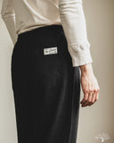 Merz b. Schwanen PANTS05LI Linen Drawstring Pants - Deep Black