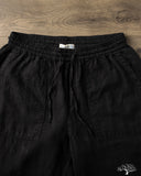 Merz b. Schwanen PANTS05LI Linen Drawstring Pants - Deep Black