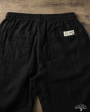 Merz b. Schwanen PANTS05LI Linen Drawstring Pants - Deep Black