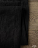 Merz b. Schwanen PANTS05LI Linen Drawstring Pants - Deep Black