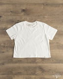 Merz b. Schwanen PIMATEE02C Women's Relaxed Cropped T-Shirt - White