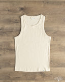 Merz b. Schwanen RIBTANK01 Ribbed Tank Top - Nature