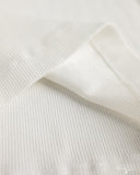 Merz b. Schwanen RIBTANK01 Ribbed Tank Top - White