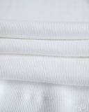 Merz b. Schwanen RIBTANK01 Ribbed Tank Top - White