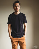 Merz b. Schwanen SCT04 Pima Cotton Tee - Dark Navy
