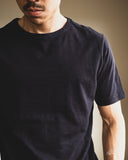 Merz b. Schwanen SCT04 Pima Cotton Tee - Dark Navy
