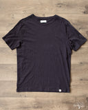 Merz b. Schwanen SCT04 Pima Cotton Tee - Dark Navy