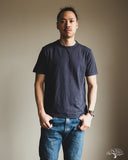 Merz b. Schwanen SCT04 Pima Cotton Tee - Denim Blue