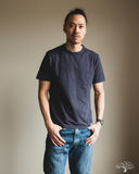 Merz b. Schwanen SCT04 Pima Cotton Tee - Denim Blue