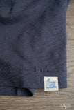 Merz b. Schwanen SCT04 Pima Cotton Tee - Denim Blue