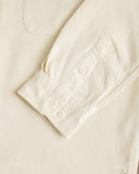 Merz b. Schwanen SHIRT01HB - Herringbone Long-Sleeve Shirt - Nature