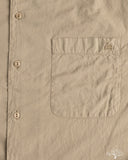 Merz b. Schwanen SHIRT09LP Lightweight Cotton Poplin Short-Sleeve Shirt - Faded Grain