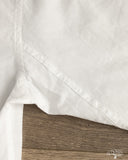 Merz b. Schwanen SHIRT09LP Lightweight Cotton Poplin Short-Sleeve Shirt - White