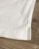 Merz b. Schwanen SHIRT09LP Lightweight Cotton Poplin Short-Sleeve Shirt - White