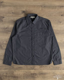 Merz b. Schwanen SHIRT11OX Modern-Cut Cotton Oxford Long-Sleeve Shirt - Charcoal