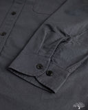 Merz b. Schwanen SHIRT11OX Modern-Cut Cotton Oxford Long-Sleeve Shirt - Charcoal