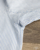 Merz b. Schwanen SHIRT11OX Modern-Cut Cotton Oxford Long-Sleeve Shirt - Stripes Light Blue