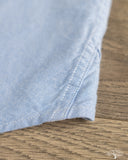 Merz b. Schwanen SHIRT19OX Button-Down Cotton Oxford Long-Sleeve Shirt - Light Blue