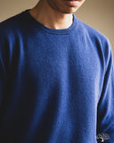 Merz b. Schwanen SKCN02 - Lightweight Merino Wool-Cashmere-Silk Sweater - Cornflower Blue