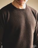 Merz b. Schwanen SKCN02 - Lightweight Merino Wool-Cashmere-Silk Sweater - Espresso