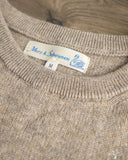 Merz b. Schwanen SKCN02 - Lightweight Merino Wool-Cashmere-Silk Sweater - Faded Grain