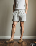 Merz b. Schwanen SPS05 Retro Fleece Sweat Shorts - Grey Melange