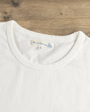 Merz b. Schwanen TEE02C Cropped Classic Cotton Jersey T-Shirt - White