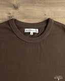 Merz b. Schwanen TEE03 Supple Authentic Jersey Cotton T-Shirt - Espresso