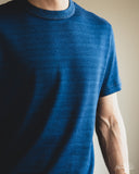 Merz b. Schwanen TEE03 Supple Authentic Jersey Cotton T-Shirt - Indigo