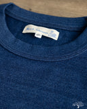 Merz b. Schwanen TEE03 Supple Authentic Jersey Cotton T-Shirt - Indigo
