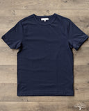 Merz b. Schwanen 215 Two-Thread Loopwheel Tee - Ink Blue