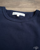 Merz b. Schwanen 215 Two-Thread Loopwheel Tee - Ink Blue
