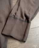 National Athletic Goods Organic Cotton Long Sleeve Gym Tee - Black