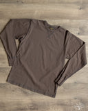 National Athletic Goods Organic Cotton Long Sleeve Gym Tee - Black
