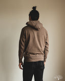 National Athletic Goods Organic Cotton Pullover Parka Sweatshirt - Choco