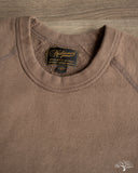 National Athletic Goods Organic Cotton Raglan Warm Up Sweatshirt - Choco