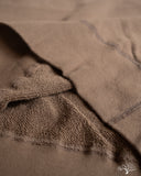 National Athletic Goods Organic Cotton Raglan Warm Up Sweatshirt - Choco