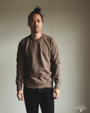 National Athletic Goods Organic Cotton Raglan Warm Up Sweatshirt - Choco
