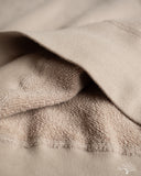 National Athletic Goods Organic Cotton Raglan Warm Up Sweatshirt - Taupe