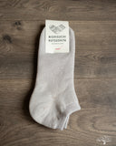 Nishiguchi Kutsushita Linen Cotton Pile Anclet - Light Gray