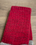 Nishiguchi Kutsushita Mohair Wool Pile Socks - Bordeaux