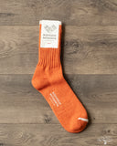 Nishiguchi Kutsushita Silk Cotton Socks - Beer Amber