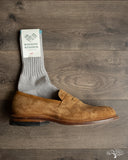 Nishiguchi Kutsushita Silk Cotton Socks - Light Gray