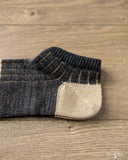 Nishiguchi Kutsushita Linen Cotton Anclet - Charcoal