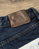 Omoto 0615 - 13.5oz Selvedge Relaxed Denim - Charcoal Dyed